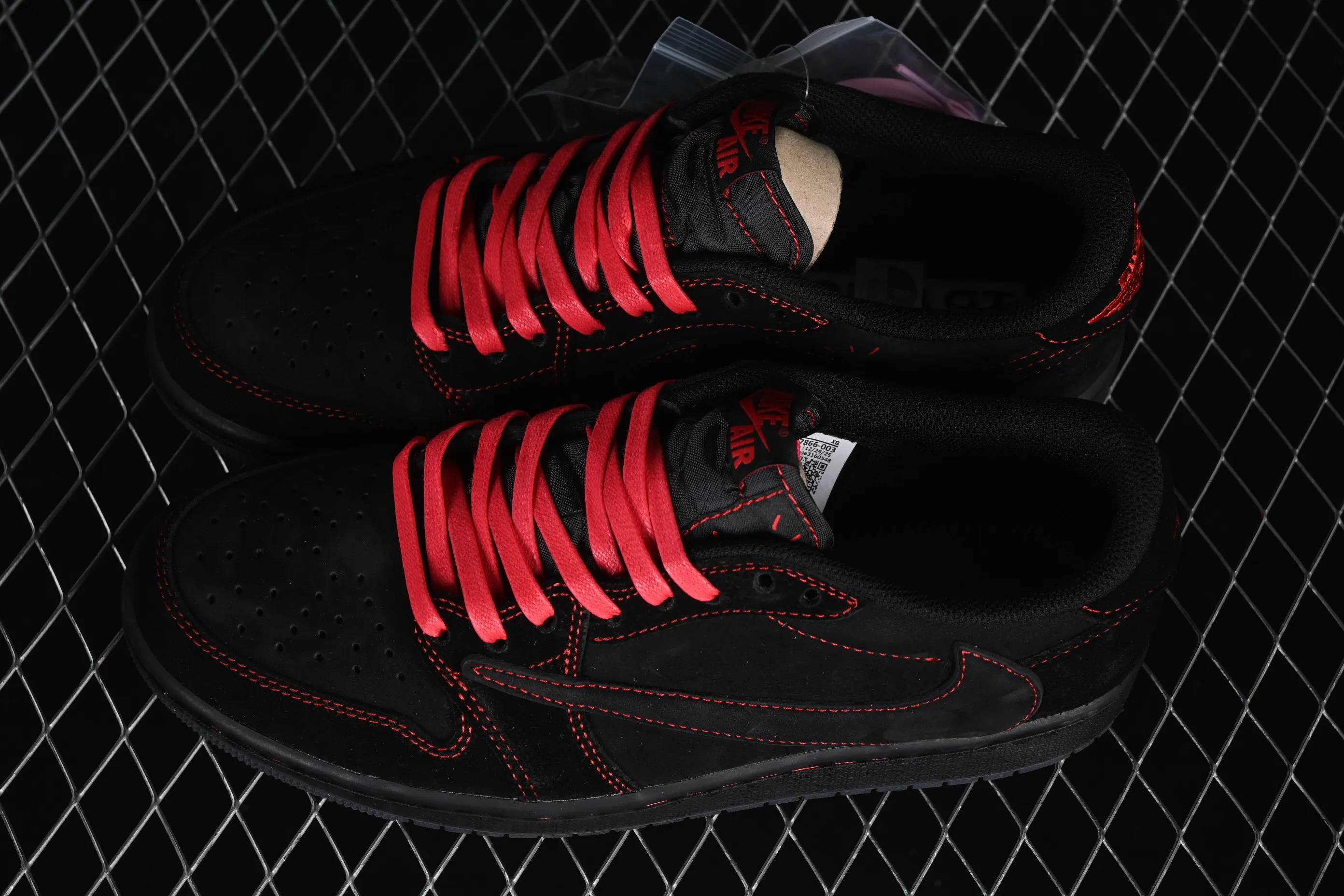 All Categories Air Jordan Jordan Series Basketball Shoes Air Jordan 1 Low High-end Customized Low-top Sneakers Travis Scott